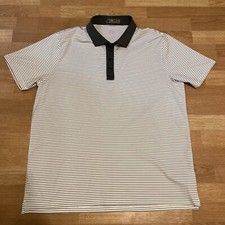 Polo de golfe G/Fore G4 manga listrada branca desempenho golfe - masculino XXL, usado comprar usado  Enviando para Brazil