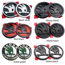Skoda badges 90mm for sale  HARROW
