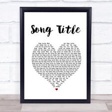 Song lyrics custom for sale  UK
