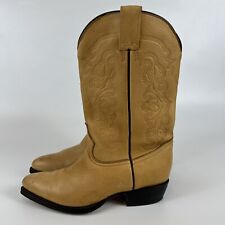 Botas occidentales de piel de ciervo suave de cuero tostado Fel-Yni Botas Y Botines para mujer 7 hombres 5 segunda mano  Embacar hacia Argentina