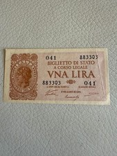 Banconota lira del usato  Varano Borghi