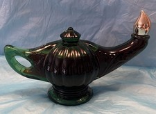 Green glass aladdin for sale  Oskaloosa