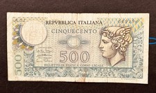 Banconota a01 500 usato  Monserrato