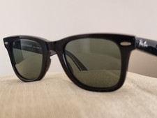 ÓCULOS DE SOL RAY BAN RB2140 901 WAYFARER PRETO POLIDO UMA BELEZA DE FÉRIAS E MODA, usado comprar usado  Enviando para Brazil