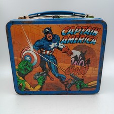 1980 VINTAGE Marvel Metal LANCHEIRA SEM GARRAFA TÉRMICA - Hulk Homem-Aranha Capitão América, usado comprar usado 1980 VINTAGE Marvel Metal LANCHEIRA SEM GARRAFA TÉRMICA - Hulk Homem-Aranha Capitão América, usado comprar usado  Enviando para Brazil