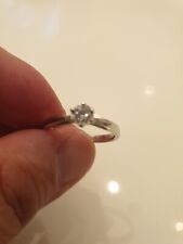 Solitärring weissgold 375 gebraucht kaufen  Stuttgart