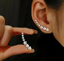 Orecchini donna acciaio usato  Italia