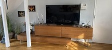 Modern walnut console for sale  ASHFORD