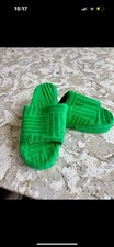 Bright green towelling for sale  LONGFIELD