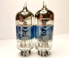 Ec91 mullard pair for sale  ROYSTON