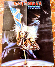 Usado, IRON MAIDEN SPANISH FOLD POSTER 1982 WITH ADVERT comprar usado  Enviando para Brazil