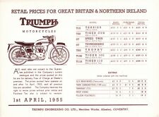 Triumph motorcycles price for sale  SOUTH SHIELDS