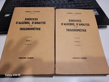 Exercices algèbre analyse d'occasion  Réalmont
