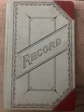 Vintage antique ledger for sale  Stanford