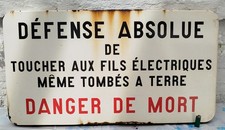 Grande plaque émaillée d'occasion  Dunkerque-