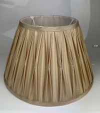 Beige gold lampshade for sale  BLYTH