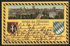 Lithographie münchen stadtpan gebraucht kaufen  Berlin
