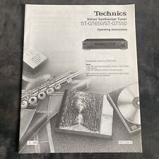 Technics operating instruction for sale  PONTEFRACT