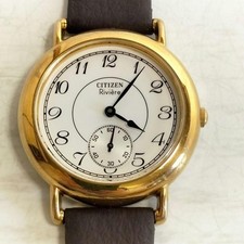 Relógio de quartzo Citizen Riviere masculino 2040-205545 pulseira de couro usado No1811 N No7577 comprar usado  Enviando para Brazil