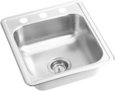 Pia de barra PROFLO Bealeton 17" retangular de aço inoxidável PFSR171962 comprar usado  Enviando para Brazil