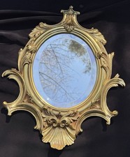 Espelho de vidro chanfrado ornamentado italiano pesado 1900 Itália vitoriana bronze? comprar usado  Enviando para Brazil