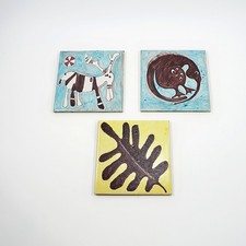 Tre mattonelle ceramica usato  Verdellino