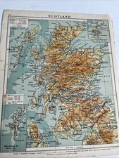 1923 map scotland for sale  LEICESTER
