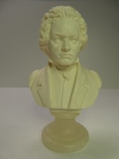 BASE DE MÁRMORE VINTAGE A.GIANELLI COMPOSTA DE BUSTO DE BEETHOVEN FUNDIDO FEITA NA ITÁLIA, usado comprar usado  Enviando para Brazil