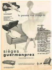 Publicite advertising 1960 d'occasion  Attiches
