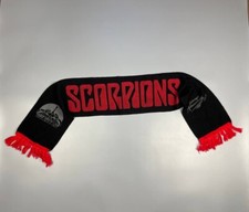 Cachecol vintage Scorpions Savage álbum de diversões 1988 1989 grande logotipo banda de rock comprar usado  Enviando para Brazil