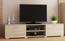 Używany, Szafka RTV 140 cm dąb sonoma, Stolik pod TV na sprzedaż  PL
