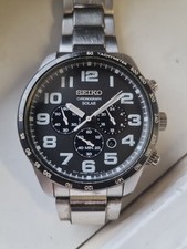 Seiko solar mens for sale  PLYMOUTH