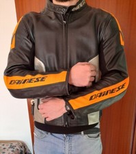 Giacca pelle dainese usato  Roma