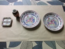 Lot assiettes chinoises d'occasion Lot assiettes chinoises d'occasion  Velleron