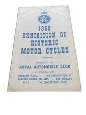 1958 rac programme for sale  SLOUGH