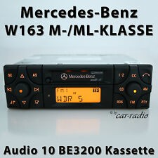 Usado, Original Mercedes W163 Radio Audio 10 BE3200 Becker M ML Autoradio Kassette RDS comprar usado  Enviando para Brazil