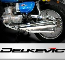 Suzuki GT750 1975-1977 Delkevic sistema de exaustão cromado completo restaure seu GT hoje, usado comprar usado  Enviando para Brazil