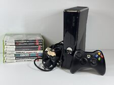 Console Xbox 360 S Slim pacote de 250 GB 1x controle + 8x jogos testados e funcionando comprar usado  Enviando para Brazil