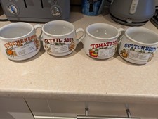 recipe soup mugs for sale  WYMONDHAM