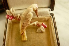 Vintage celluloid woodpecker for sale  OLNEY