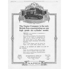 Napier motor cars for sale  GLASGOW
