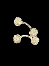 Boutons manchette argent d'occasion  Cannes