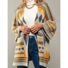 Aztec knit cardigan for sale  Pflugerville