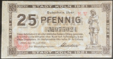 Pfennig köln 1921 gebraucht kaufen  Mayen-Umland
