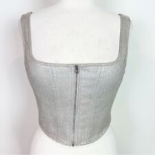 Wayf silver corset for sale  Palos Verdes Peninsula