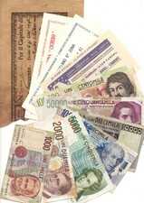 Italia lotto banconote usato  Vittorio Veneto