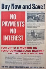 Lote de (6) anúncios antigos de tratores Ford de 1959 - 1964 todos grandes #5087 comprar usado  Enviando para Brazil