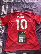 Signed sadio mane for sale  LONDON