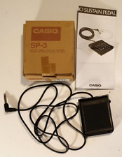 Pedal de sustentação estilo almofada CASIO SP-3 para teclado elétrico/piano com caixa manual, usado comprar usado  Enviando para Brazil