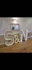 Large illuminated letters for sale  SCARBOROUGH